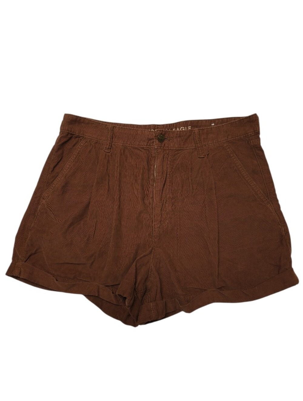 American Eagle Outfitters Brown  Corduroy Shorts Mom Shorts Size 12